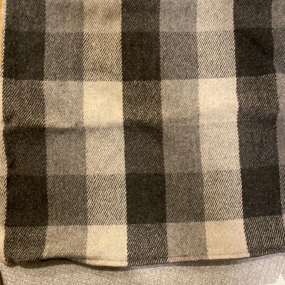 EQ3 plaid wool pillow cover - Picture 2 of 6